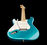 Гитара для левши Fender Standard Strat MN LPB LH