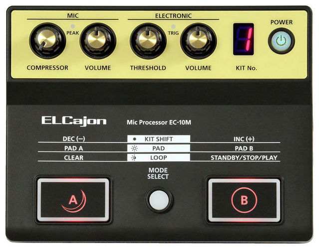 Звуковой модуль для установок Roland EC-10M ELCajon Mic Processor вокальный процессор roland vp 03