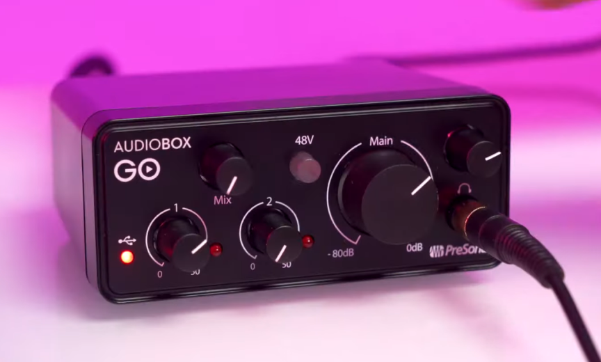 PreSonus выпустили самый портативный интерфейс AudioBox Go