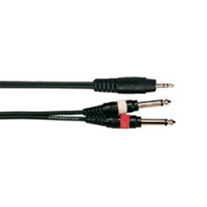 Y-кабель Fame 2 Jack - 1 MiniJack Cable 6m
