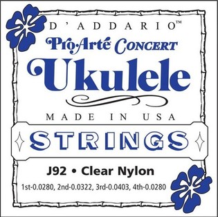 Струны для укулеле D'Addario J92 Ukulele strings