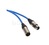 Кабель микрофонный Cordial Microphone Cable XLR 5m Blue Neutrik Connectors