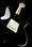 Гитара для левши Fender Squier Standard Strat LH BK