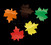 Конфетти Global Effects Кленовые листья мульти