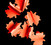 Конфетти Global Effects Кленовые листья красные