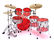 Пластик REMO BE-0312-CT-RD Emperor Colortone Red Drumhead, 12