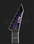 Электрогитара с двумя вырезами ESP LTD H3-1000 See Thru Purple SB