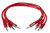 Патчкабель Erica Synths Eurorack patch cables 30cm, 5 pcs Red