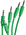Патчкабель Black Market Modular Patch Cable 5-pack 50 cm green