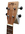 Стойка, держатель для гитары и акустики Hampi KU-1-WH