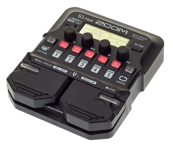 Процессор для электрогитары Zoom G1 Four Multi-Effect-Pedal