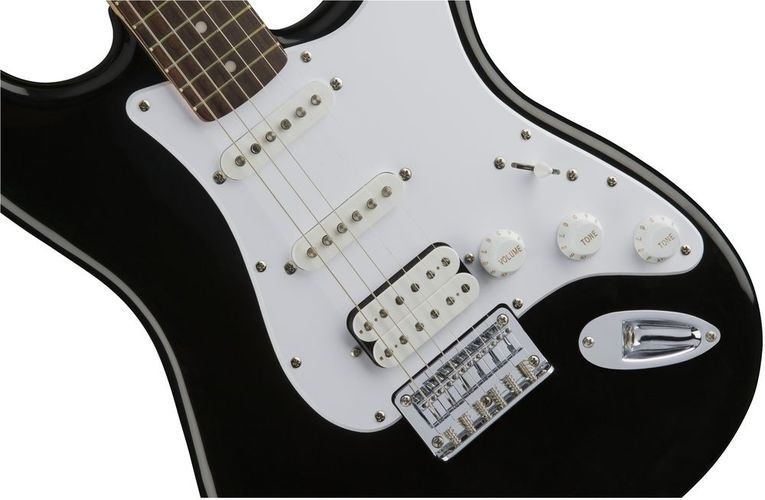 Fender SQUIER MM Stratocaster Hard Tail Black — купить в DJSTORE