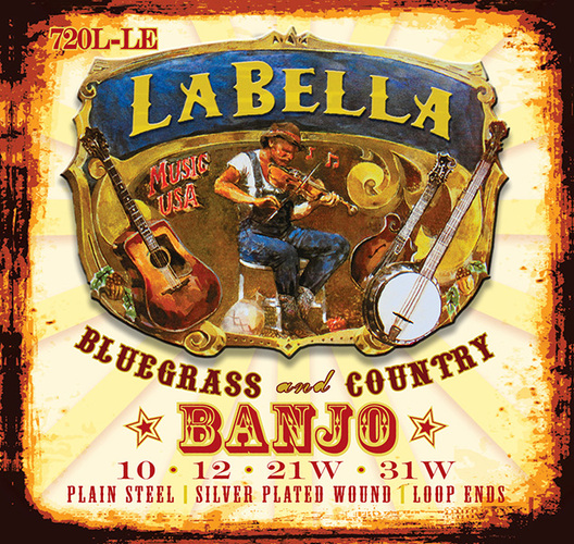 Струны для банджо La Bella 720L-LE