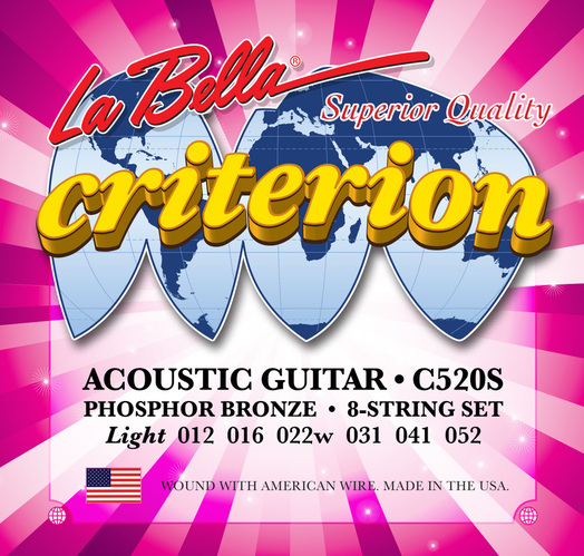 Струны для акустических гитар La Bella C520S