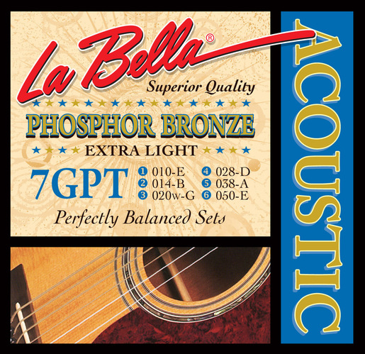 Струны для акустических гитар La Bella 7GPT