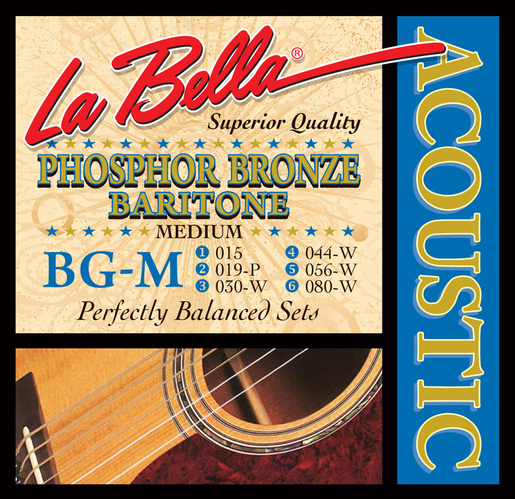 Струны для акустических гитар La Bella BG-M