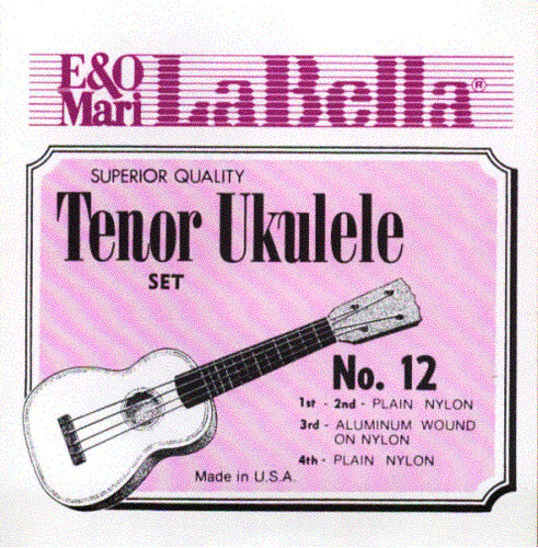Струны для укулеле La Bella 12-TENOR