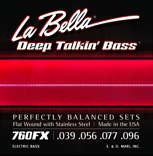 Струны для бас-гитар La Bella 760FX