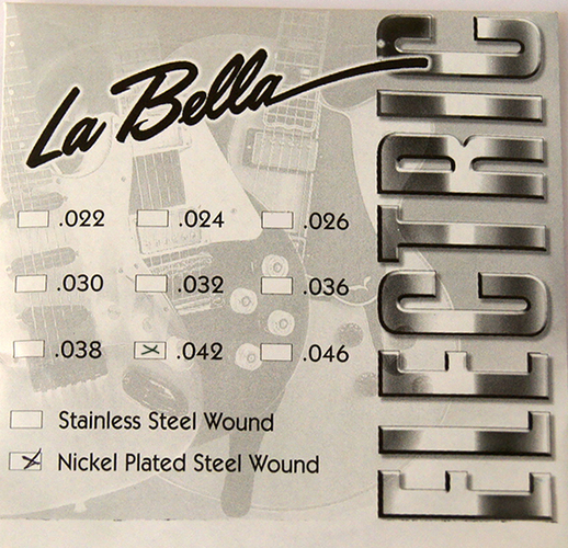 Отдельная струна La Bella EL042