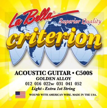 Струны для акустических гитар La Bella C500S