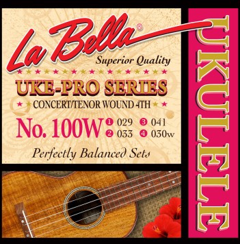 Струны для укулеле La Bella 100W