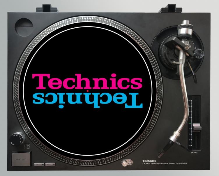 Stereo Slipmats Technics Pink & Blue — купить в DJSTORE