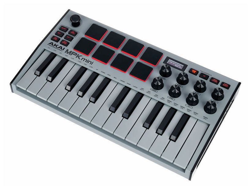 MIDI-клавиатура AKAI MPK Mini MK3 Gray