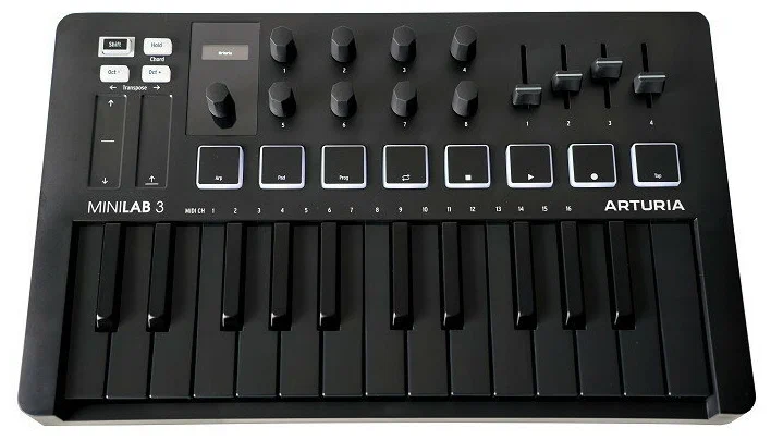 Arturia MiniLab 3 Deep Black — купить в DJSTORE