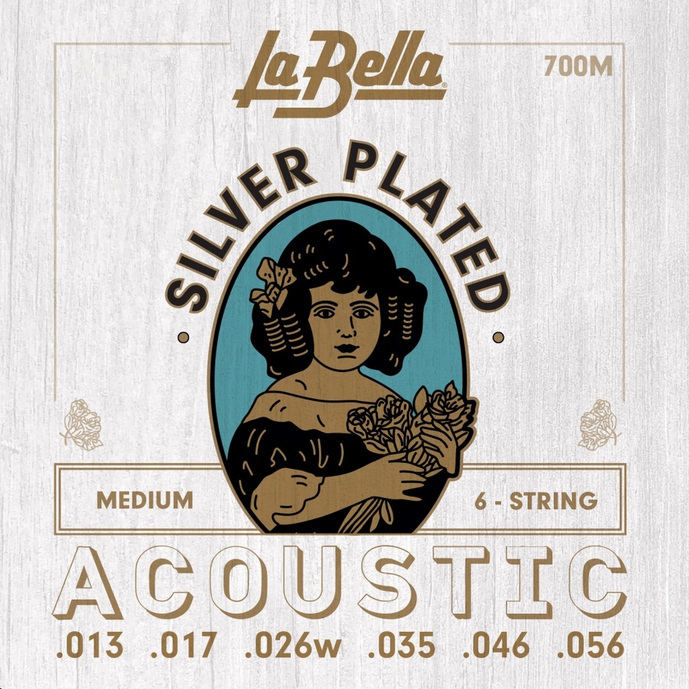 Струны для акустических гитар La Bella 700M
