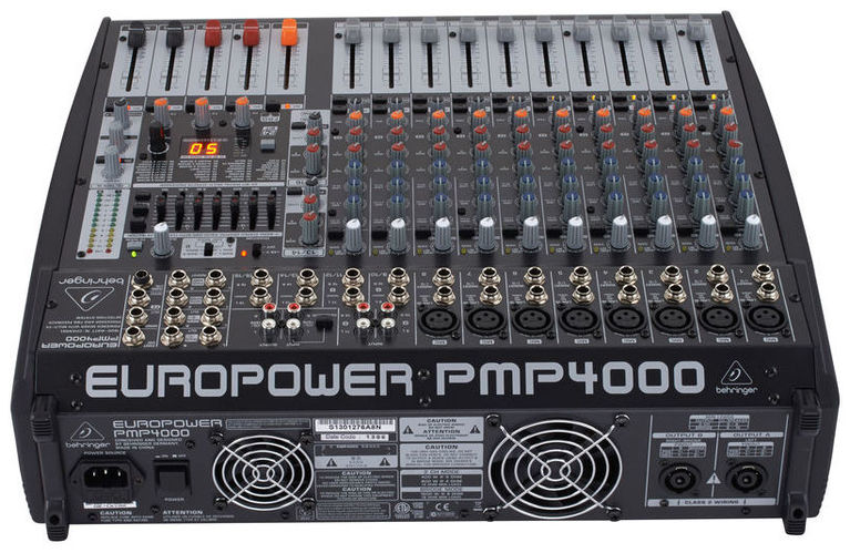 behringer europower pmp4000 powered mixer