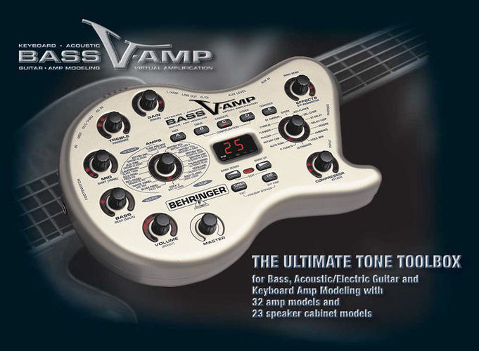 Процессор для бас-гитары Behringer BASS V-AMP