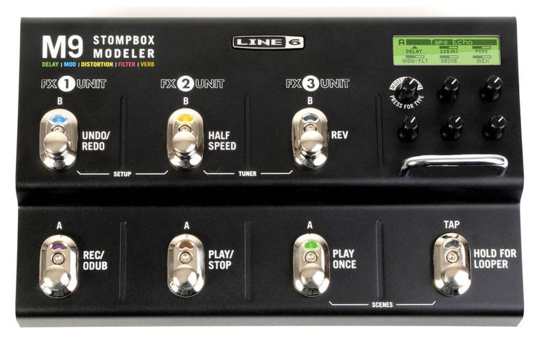 Гитарный процессор для электрогитары LINE 6 M9 Stompbox