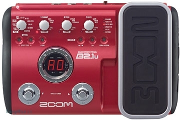 Гитарный процессор для бас-гитары Zoom B2.1u