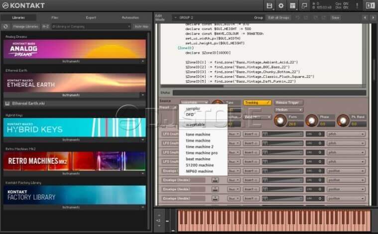 KONTAKT Wavetable Module