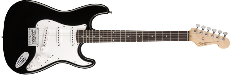Бюджетный cтратокастер Fender SQUIER MM Stratocaster Hard Tail Black