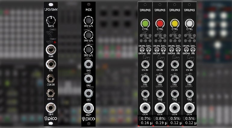 Erica Synths Pico LFO/S&H и Pico Mixer