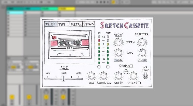 SketchCassette плагин для эмуляции 4-дорожечных кассетных рекордеров