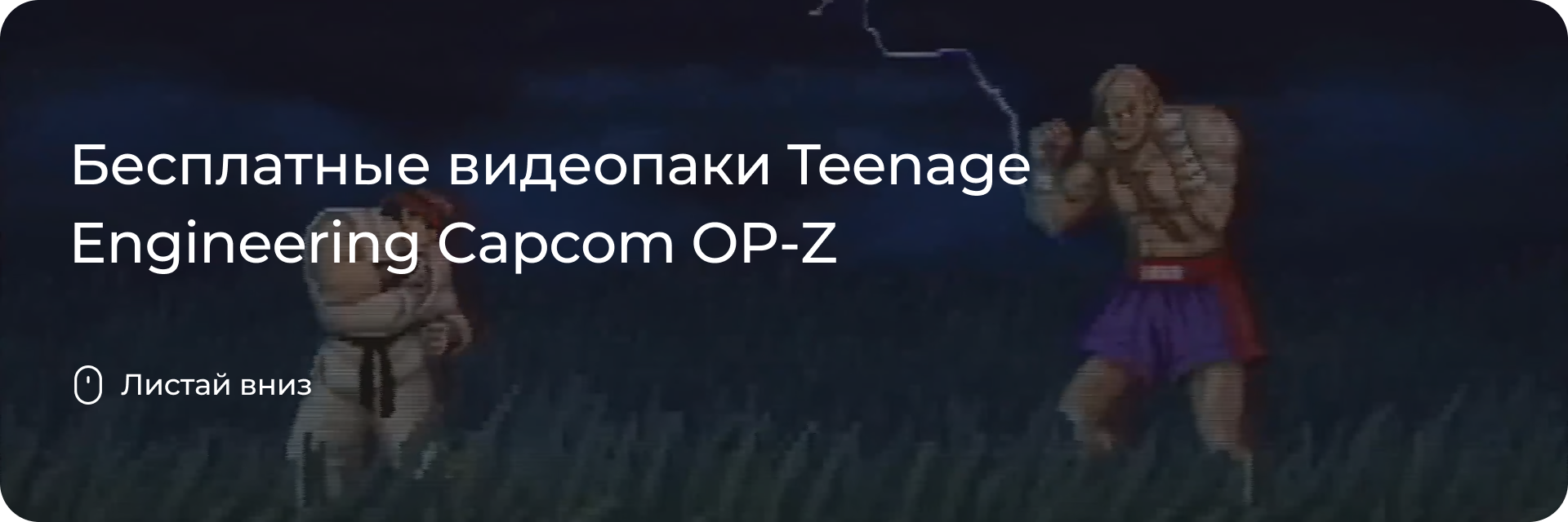 Видеопаки Teenage Engineering Capcom OP-Z