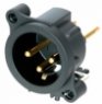Разъем XLR панельный NEUTRIK NC3MAAV-0 NEUTRIK NC3MAAV-0