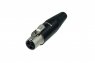 Разъем mini XLR NEUTRIK RT3FC-B-D NEUTRIK RT3FC-B-D