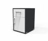 Studio Desk Floor Cabinet Black Studio Desk Floor Cabinet Black