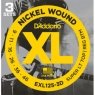 D'Addario EXL125-3D Nickel Wound