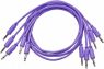 Black Market Modular Patch Cable 5-pack 25 cm violet