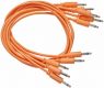 Black Market Modular Patch Cable 5-pack 25 cm orange