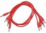 Black Market Modular Patch Cable 5-pack 75 cm red