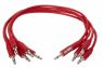 Erica Synths Eurorack patch cables 30cm, 5 pcs Red