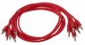 Erica Synths Eurorack patch cables 90cm, 5 pcs Red