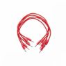 Erica Synths Braided Patch Cables 30cm, 5 pcs Red